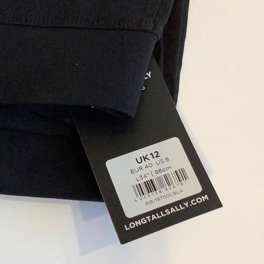 Black LTS Tall Stretch Bootcut Trousers